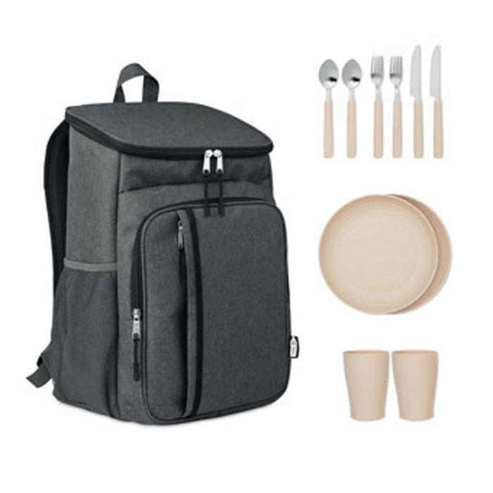 MONTECOOL - Outdoor cooler bag 600D RPET - Black
