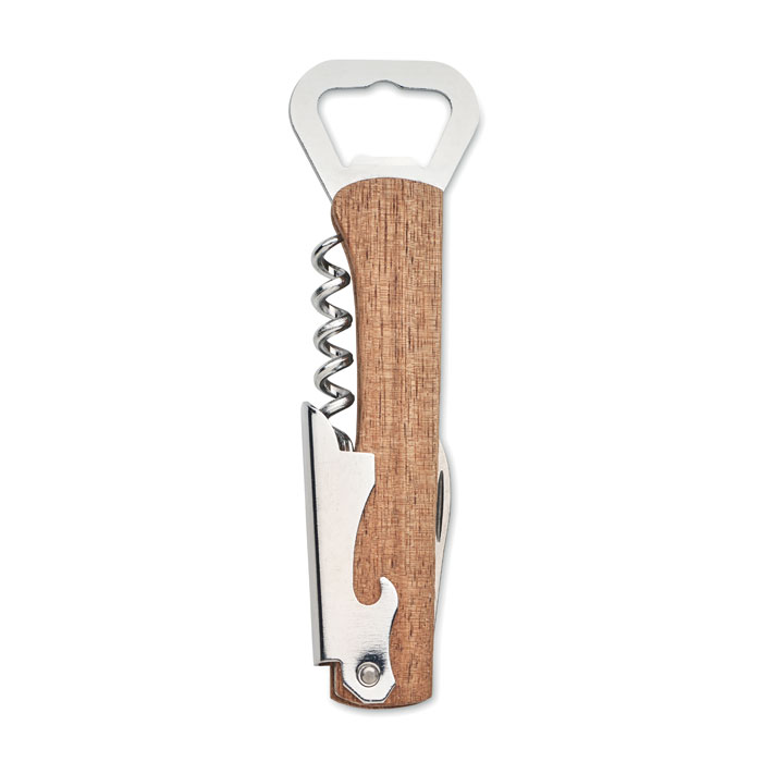 WOOL - 3 in 1 acacia bottle opener