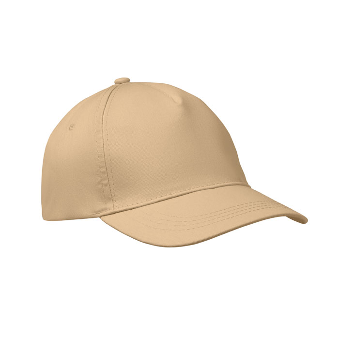 BUZZ - 5 Panel baseball cap 160 gr/m - Ivory