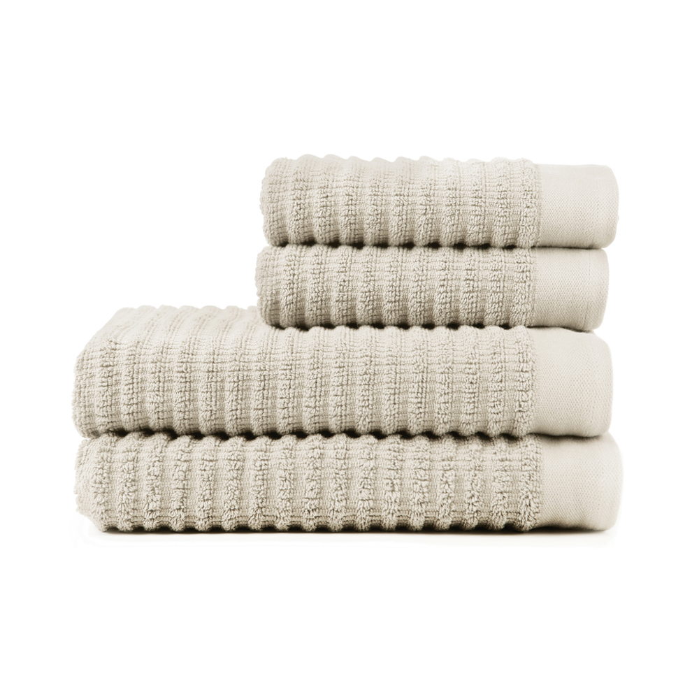 VINGA Landro towel, 4 pcs set - off white (± PMS 11-4801 TCX)