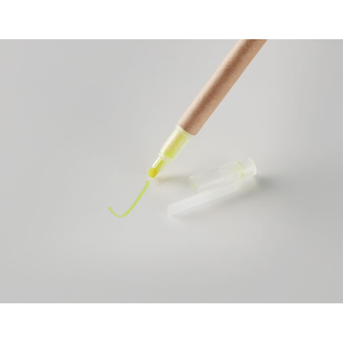 DUO PAPER - 2 in 1 carton pen highlighter