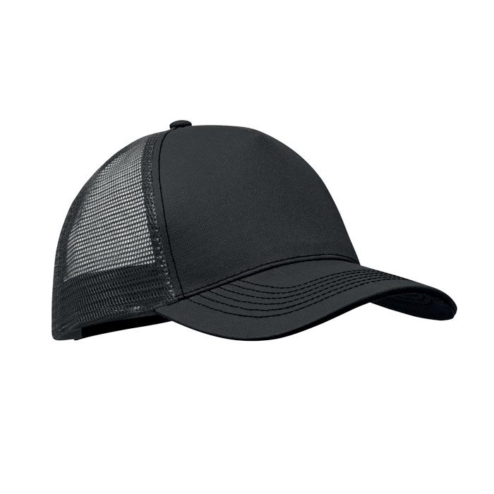 BLIST - 5 panel trucker cap - Black
