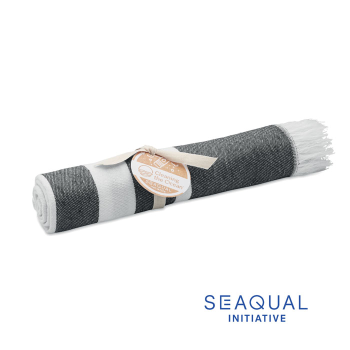 WAVE - SEAQUAL® hammam towel 100x170 - Grey
