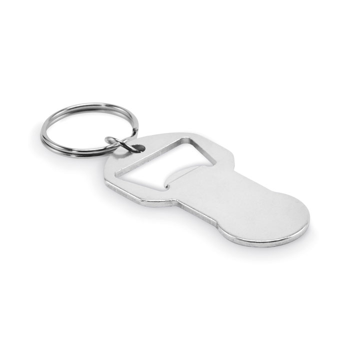 CLAVE - Recycled aluminium bottle opener k - Silver