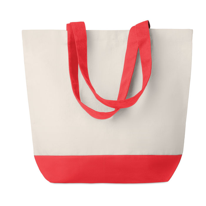 KLEUREN BAG - Canvas beach bag 280gr/m2 - Red