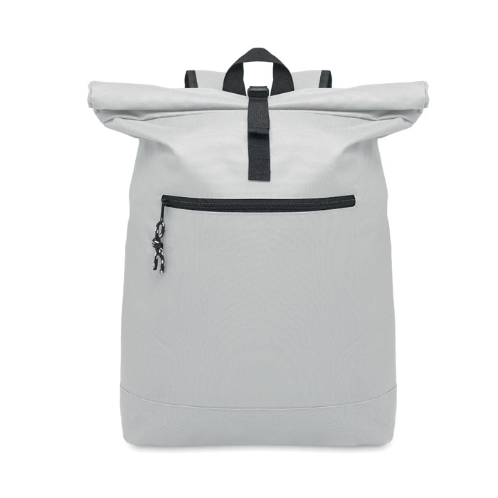 IREA - 600Dpolyester rolltop backpack - White