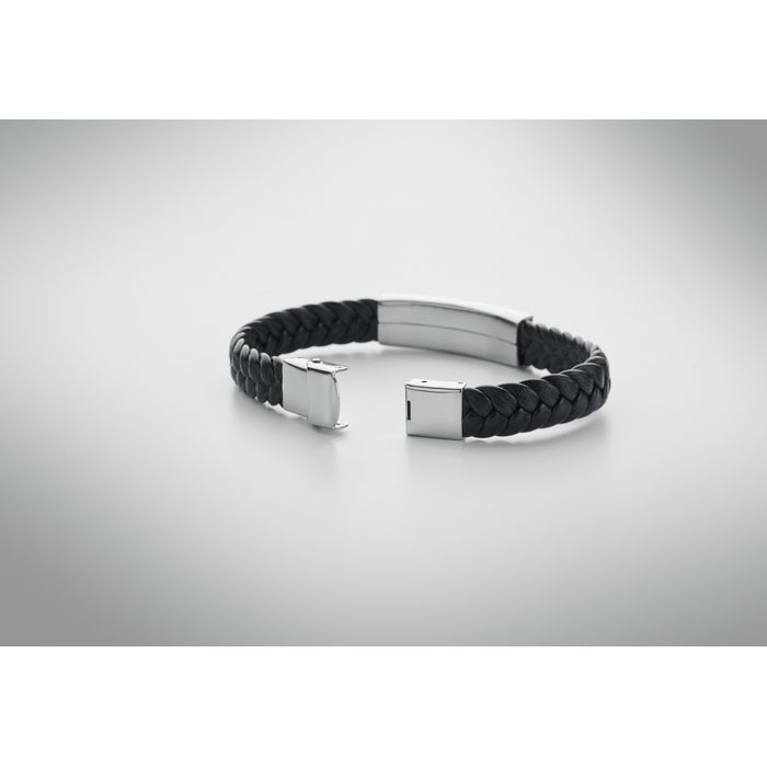 FAULET - Braided faux leather bracelet