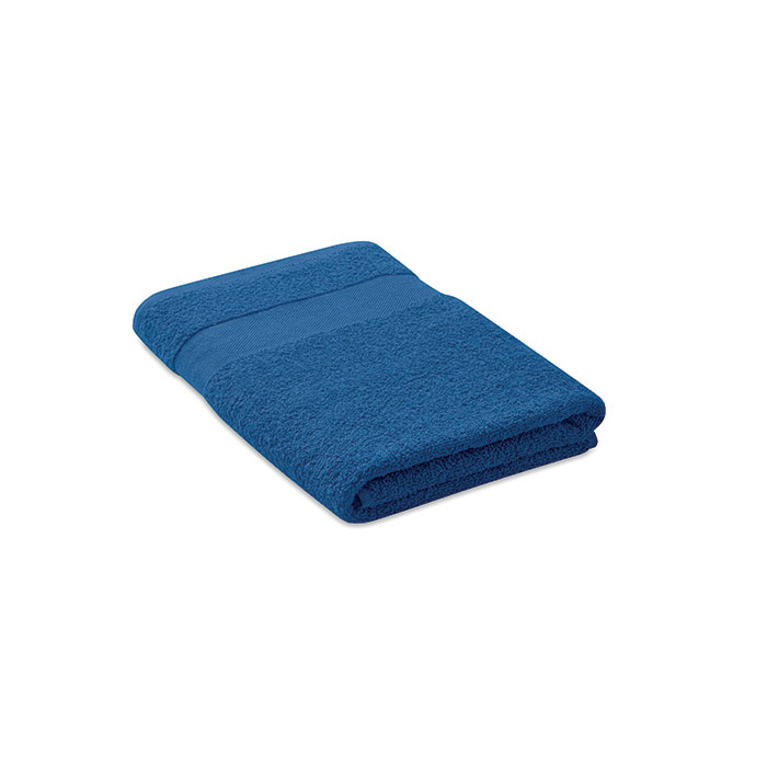 PERRY - Towel organic cotton 140x70cm - Royal Blue