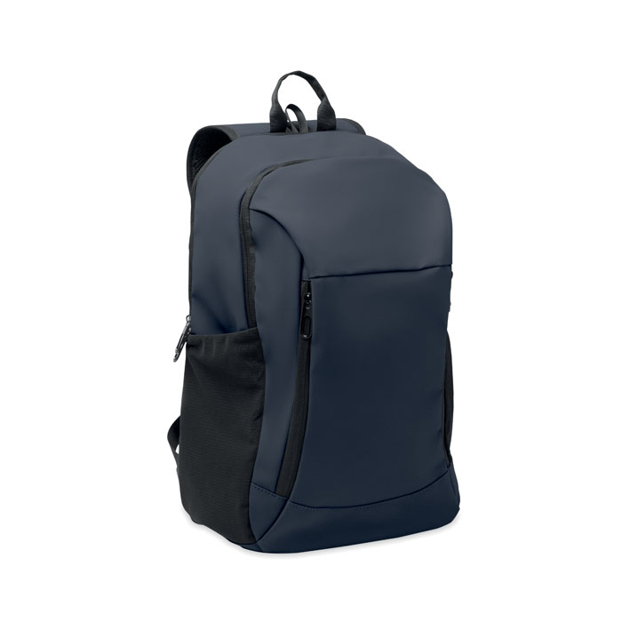 KOROVIN - 15" soft PU laptop backpack - French Navy
