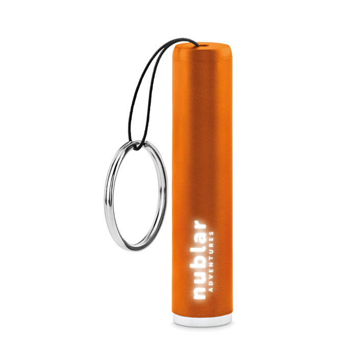 SANLIGHT - Plastic light up logo torch - Orange