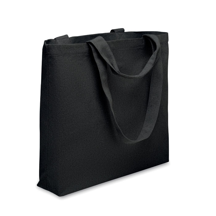 MALDI BEACH - Beach bag canvas 320 gr/m² - Black