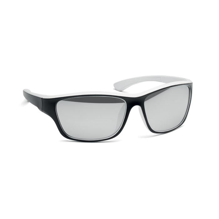 YUMA - Mirrored sport sunglasses UV400 - White