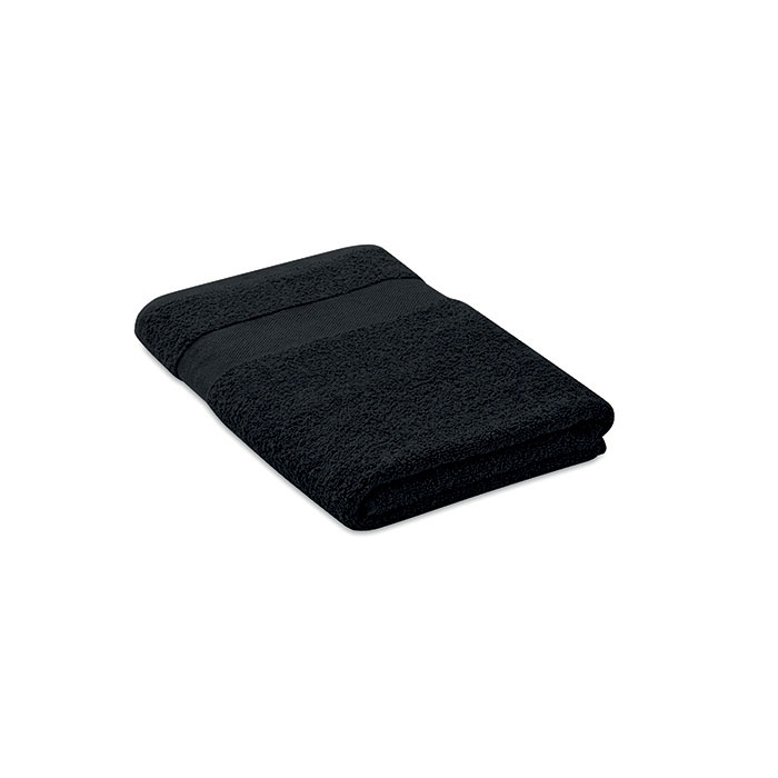 PERRY - Towel organic cotton 140x70cm - Black