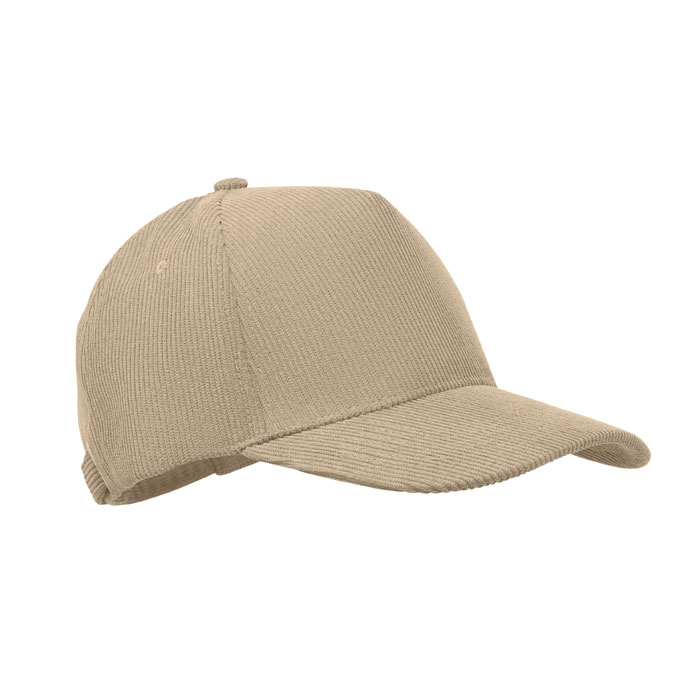 WALE - Corduroy 5 panel baseball cap - Beige