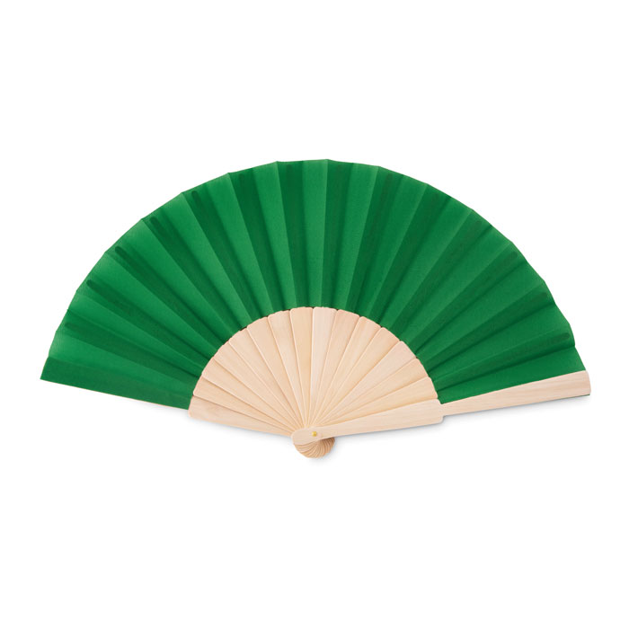 FANNY WOOD - Manual hand fan wood - Green