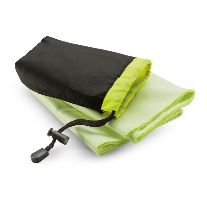 DRYE - Sport towel in nylon pouch - Green