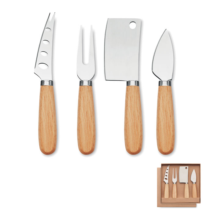 CAMEMBERT - Set of 4 cheese knives