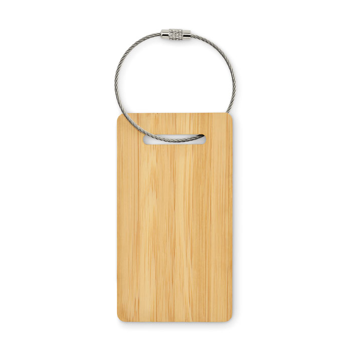 MIO - Bamboo luggage tag