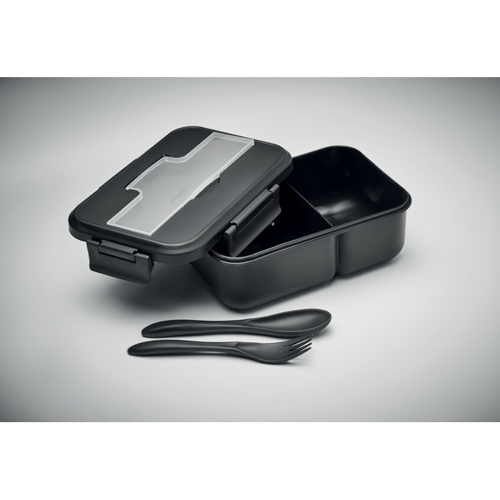 MAKAN - Lunch box with cutlery in PP