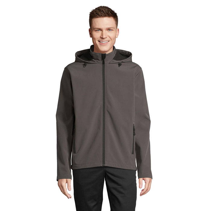 RACE HOODED MEN - RACE MEN HOODED JACKET - Charcoal Grey