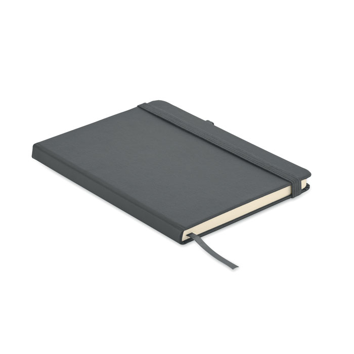 ARPU - Recycled leather A5 notebook - Stone Grey