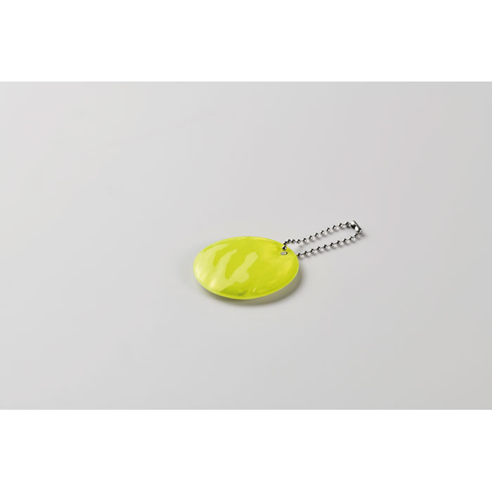 GRIN - Round reflective keyring