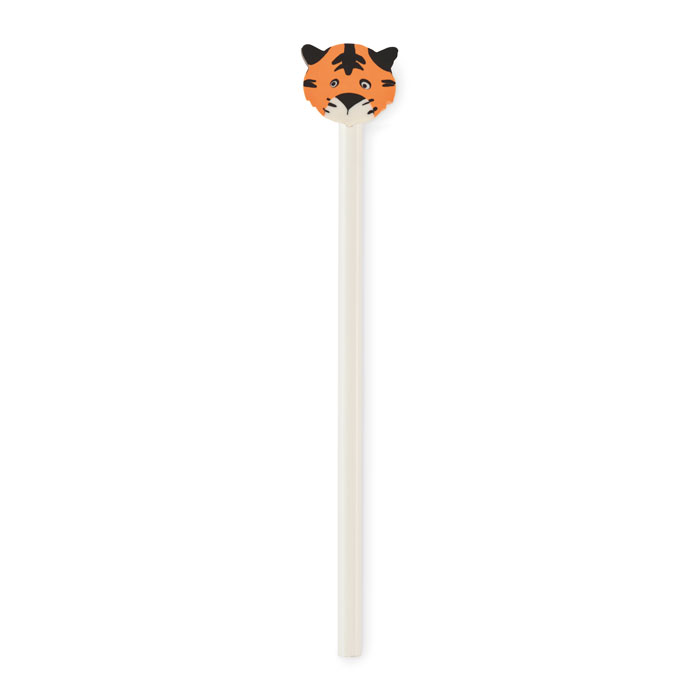 CIRCO - Wooden pencil in animal shape - White