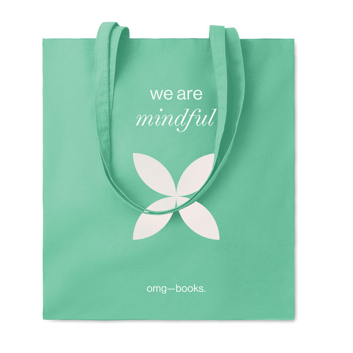 COTTONEL COLOUR + - 140gr/m² cotton shopping bag