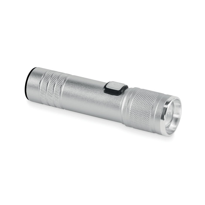 FLASHRA - Rechargeable COB light torch - Matt Silver