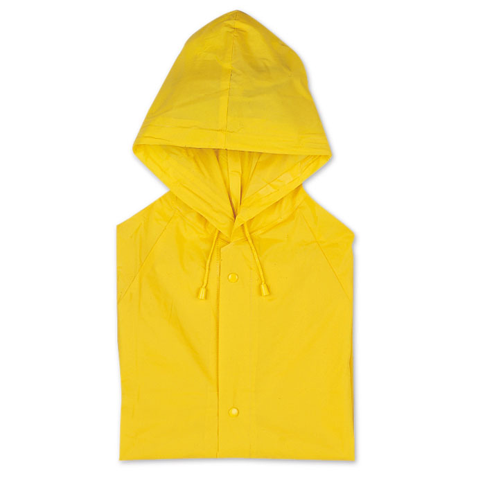 BLADO - PVC raincoat with hood - Yellow