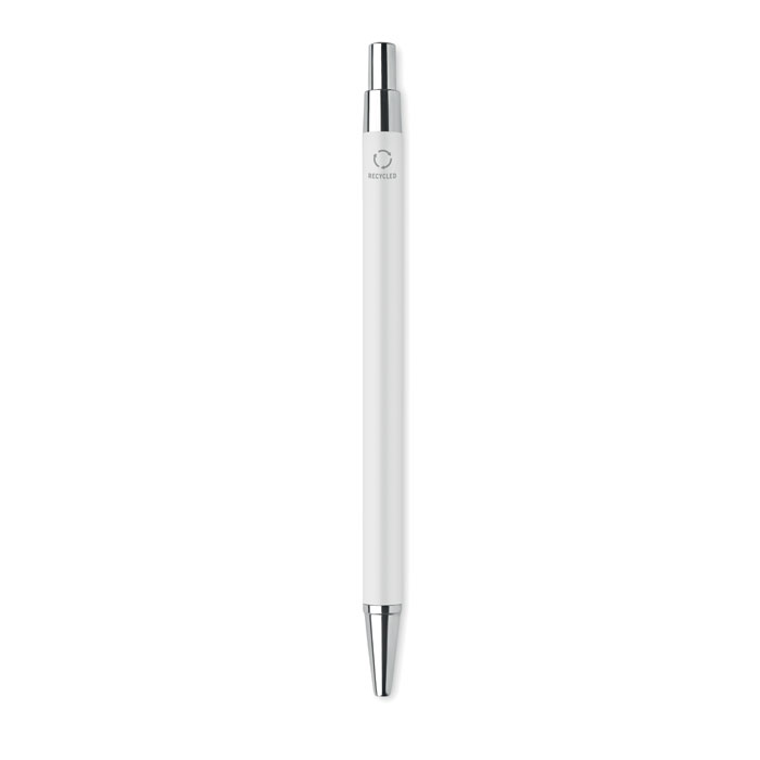 DANA - Recycled aluminium ball pen - White