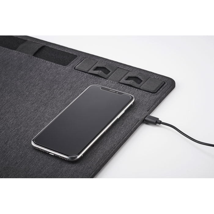 SUPERPAD - RPET mouse mat charger 15W