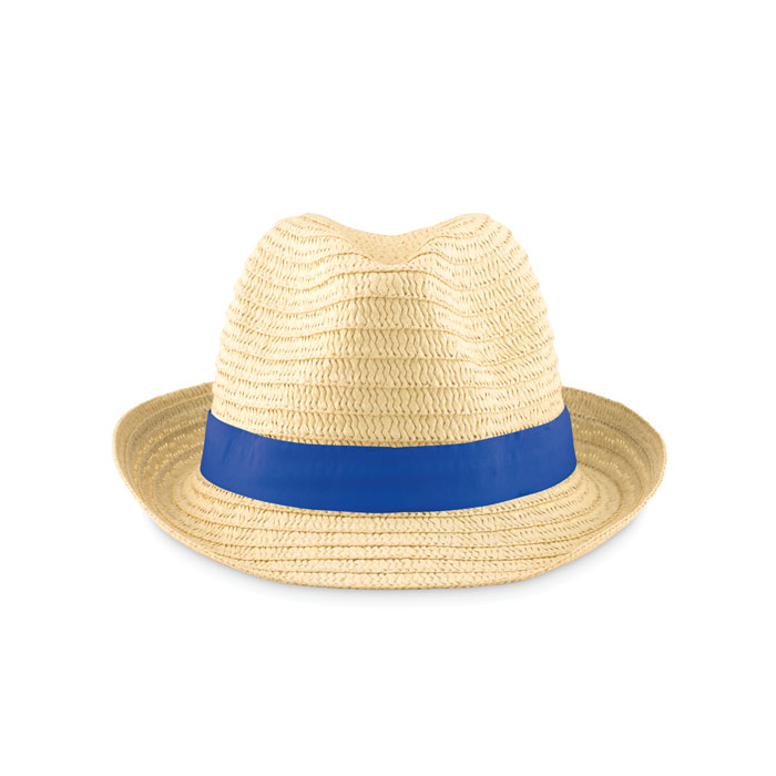 BOOGIE - Paper straw hat - Royal Blue