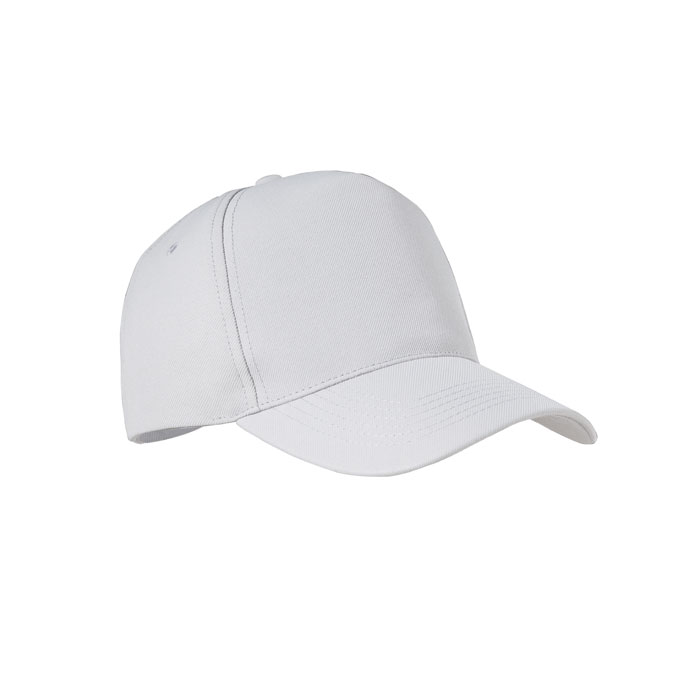 SENGA - 5 Panel rpet cap 210 gr/m² - White