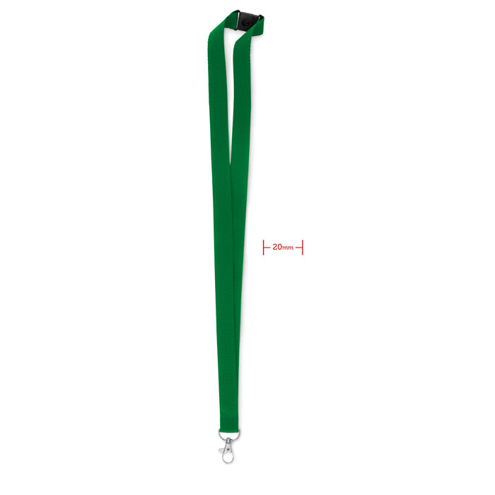 PANY - Lanyard with metal hook 20 mm - Green