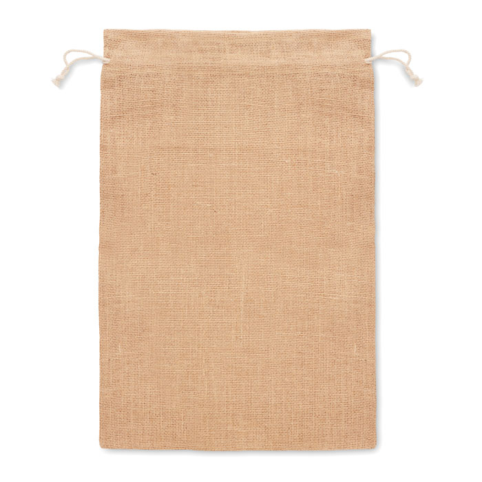 JUTE LARGE - Large jute gift bag 30x47 cm