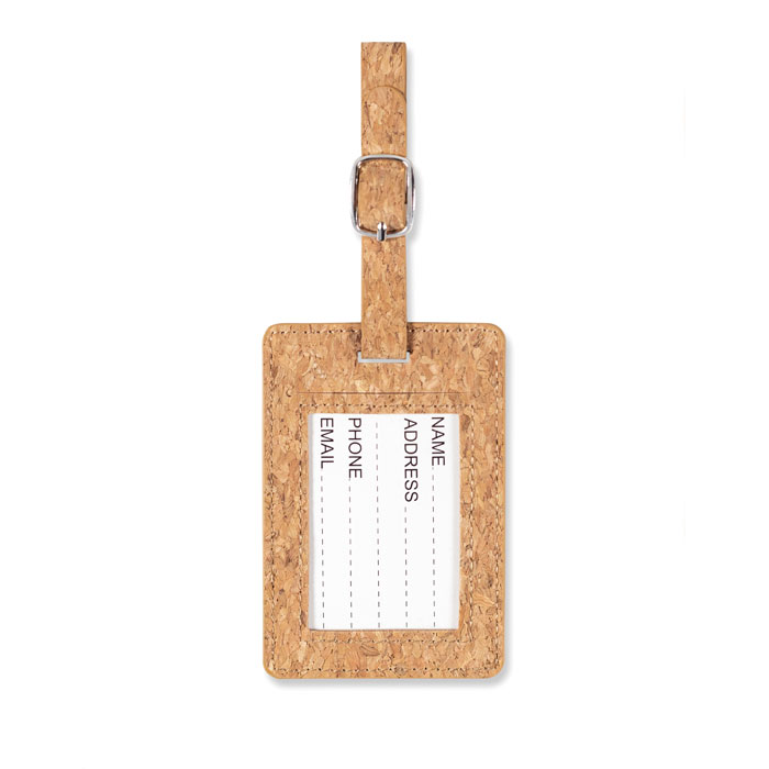 COCO - Cork luggage tag