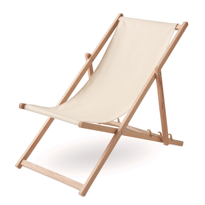 HONOPU - Beach chair in wood - Beige