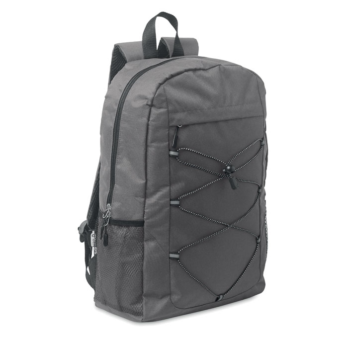 HIGE - 600D RPET polyester backpack - Stone Grey