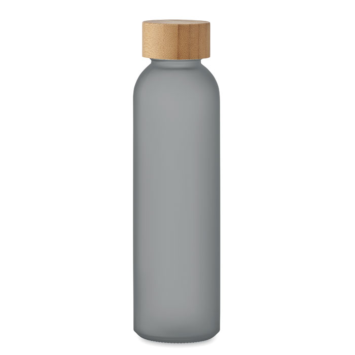ABE - Frosted glass bottle 500ml - Transparent Grey