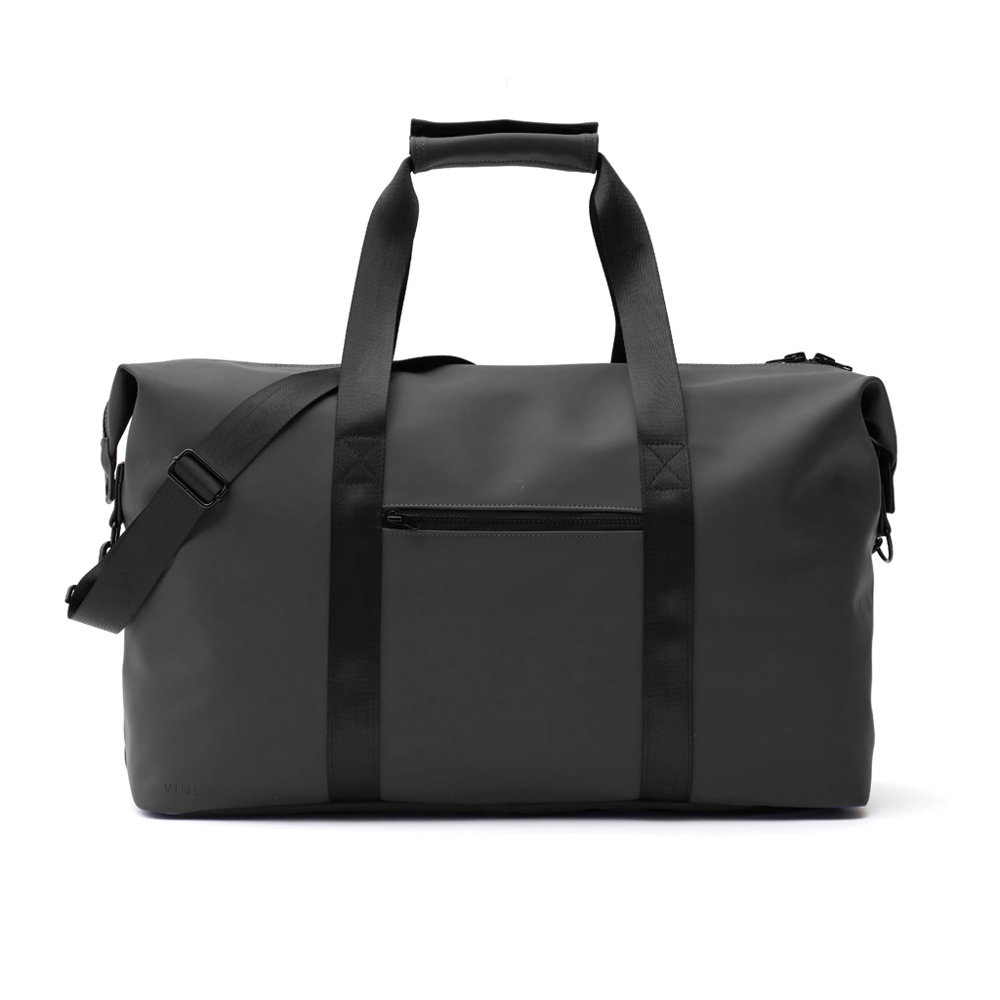 VINGA Baltimore Weekendbag - black (± PMS 19-0303 TPG)