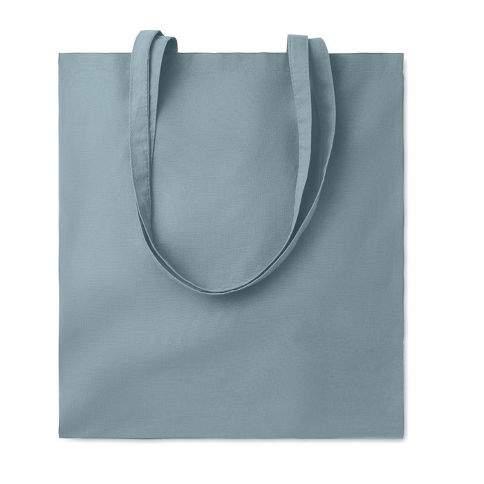 COTTONEL COLOUR + - 140gr/m² cotton shopping bag - Petrol