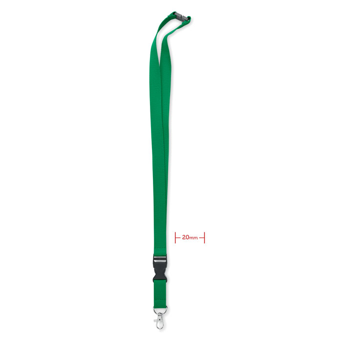 LANNYCOT - Lanyard cotton 20mm - Green