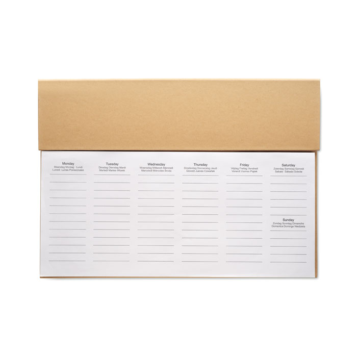 MEMWEEK - Weekly desktop planner