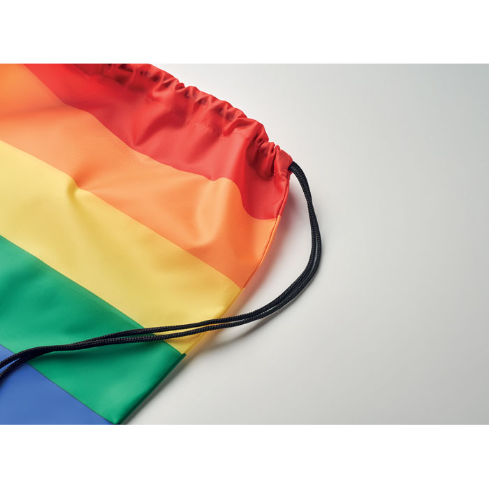 BOW - Rainbow RPET drawstring bag