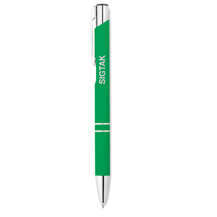 AOSTA - Ball pen in rubberised finish