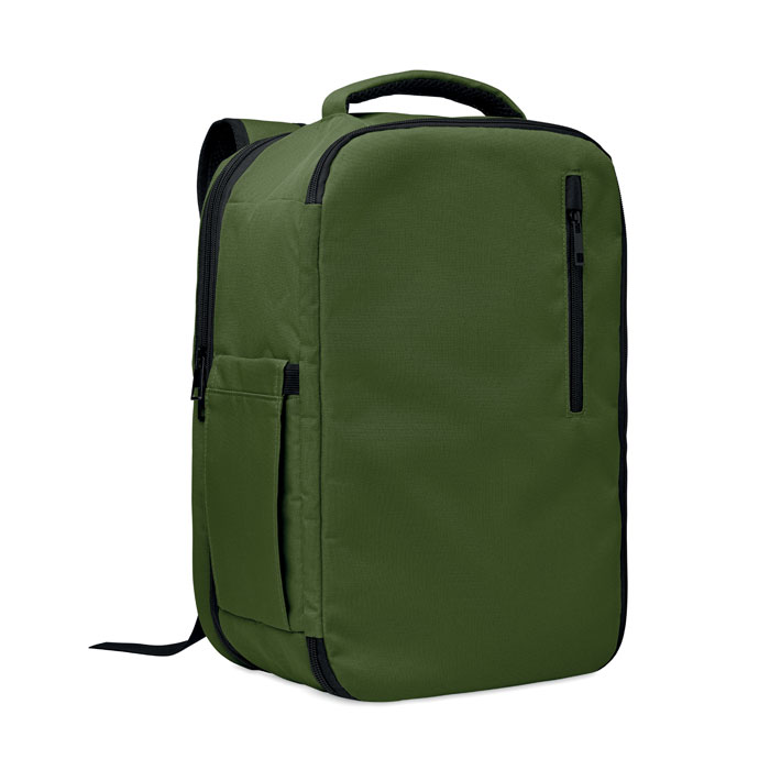 FLYSAFE - Cabin size carry on backpack - Dark Green