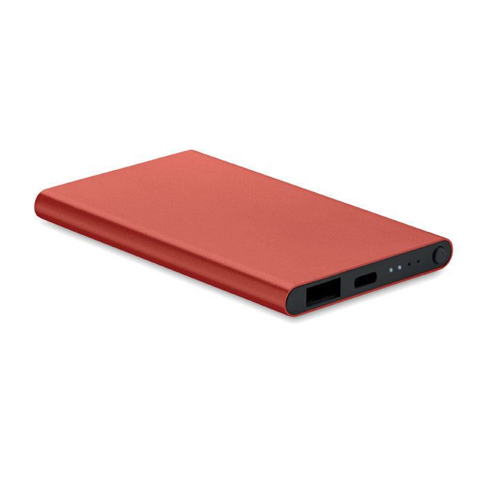 POWERFLAT C - Powerbank 4000mAh 10W - Burgundy