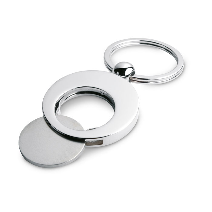 EURING - Metal key ring with token