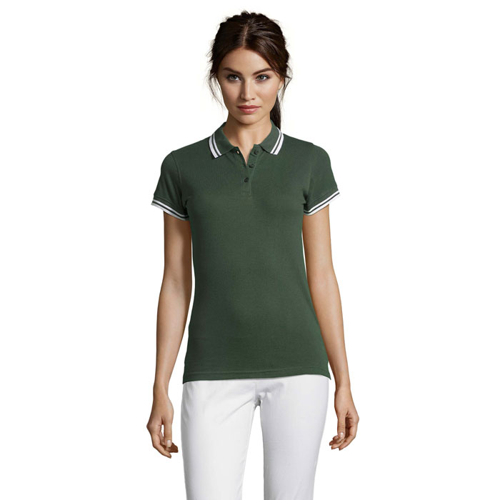 PASADENA WOMEN - Forest Green/White